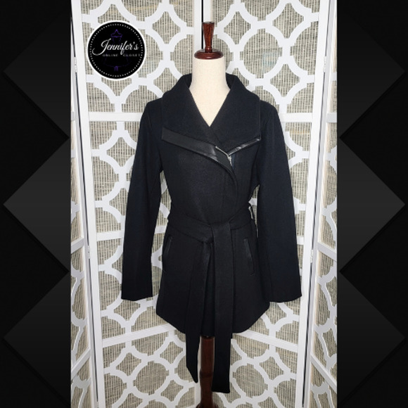 Jackets & Blazers - 41 Hawthorn NWT Women's Black Cassandra Belted Moto Coat
